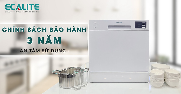 Chính sách bảo hành của máy rửa chén Ecalite EDW-SMS6080WH