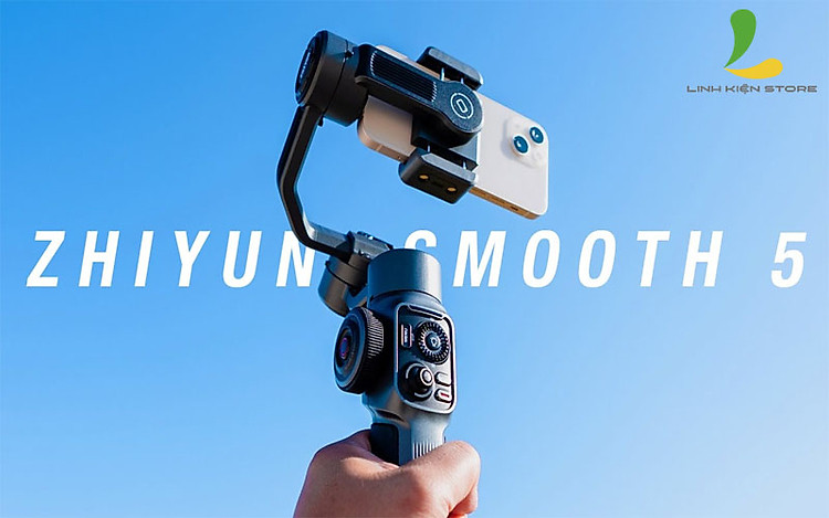 Trọng lượng tổng chỉ 615 gram Gimbal Zhiyun Smooth 5