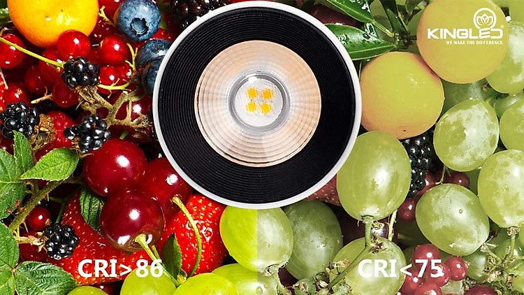 Đèn rọi ray có chỉ số hoàn màu cao vượt trội