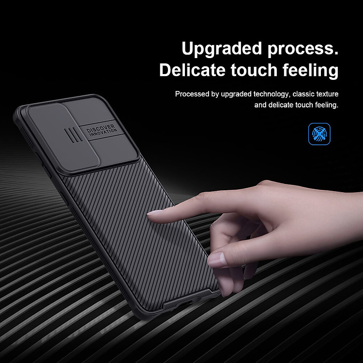 Ốp lưng cho Samsung Galaxy S21 Plus bảo vệ camera chống sốc hiệu Nillkin Camshield chống sốc cực tốt, chất liệu cao cấp, có khung & nắp đậy bảo vệ Camera - hàng chính hãng
