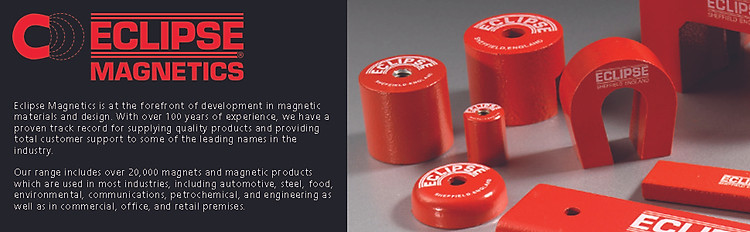 Eclipse Magnetics E890 Ferrite Shallow Pot Magnet, 1.81" Diameter x 0.42" Height: A: Industrial &amp; Scientific