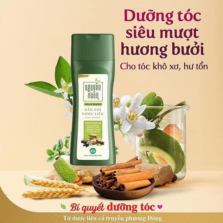 Dầu Gội Dược Liệu Nguyên Xuân Hương Bưởi 250ml - 2