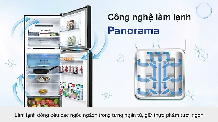 Tủ lạnh Panasonic làm lạnh đồng đều