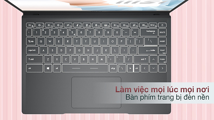 MSI Modern 14 B11MOU i3 1115G4 (1027VN) - Bàn phím