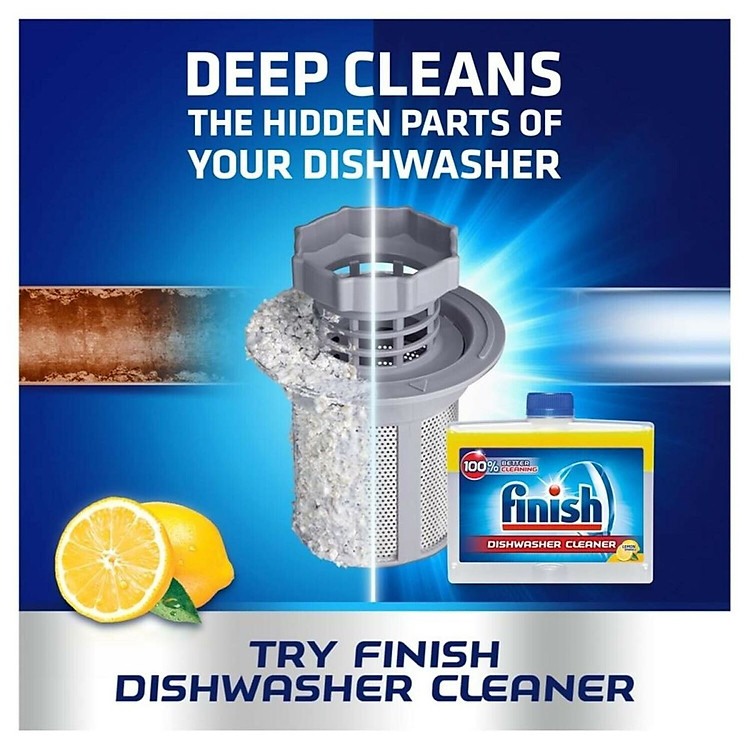 Dung dịch vệ sinh Máy Rửa Bát Finish 250 ml- ĐỨC