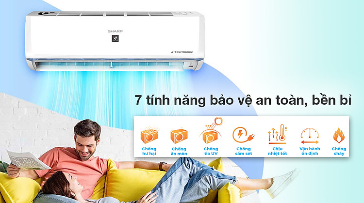 Máy lạnh Sharp Inverter 1 HP AH-XP10BSW - Tiện ích