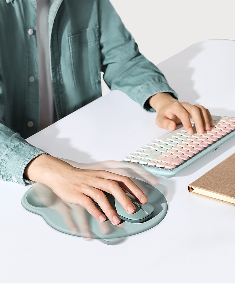 Tấm lót chuột chất liệu cao su (không xốp) màu xám Ugreen 25244