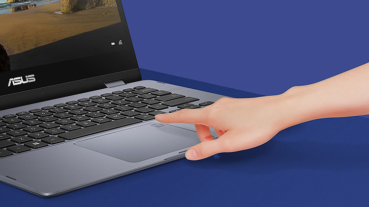 Laptop Asus Vivobook Flip TP412FA-EC608T (i3-10110U/4GB/512GB SSD/14FHD Touch/VGA ON/Win10/Gray/Pen) - Hàng chính hãng | Tiki