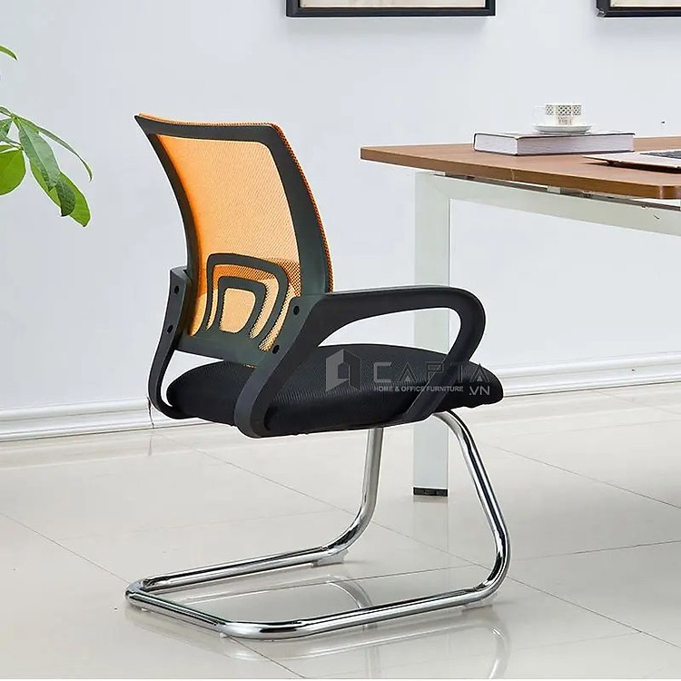 Ghế nhân viên chân quỳ lưng lưới giá rẻ