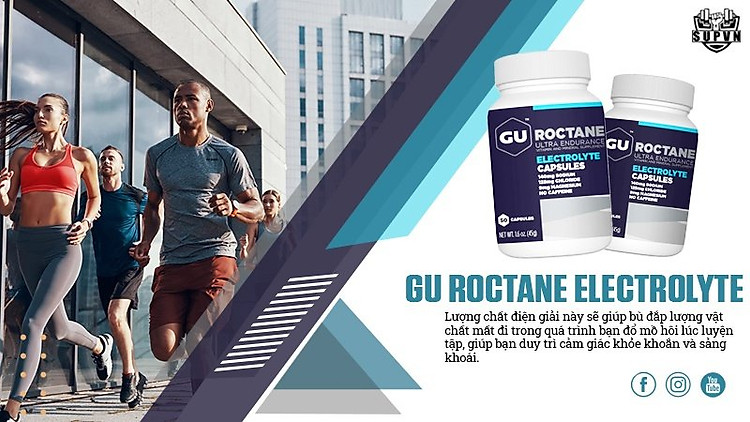 viên muối điện giải gu roctane electrolyte capsules - 50 viên hũ 2