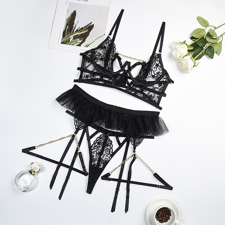 Bộ Đồ Lót Dây Thiết Kế Quyến Rũ