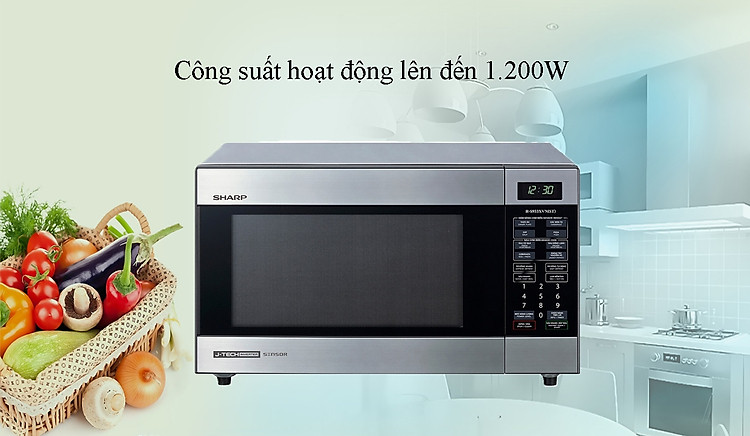 LÒ VI SÓNG SHARP R-203VN-M - Chiếc lò đa chức năng