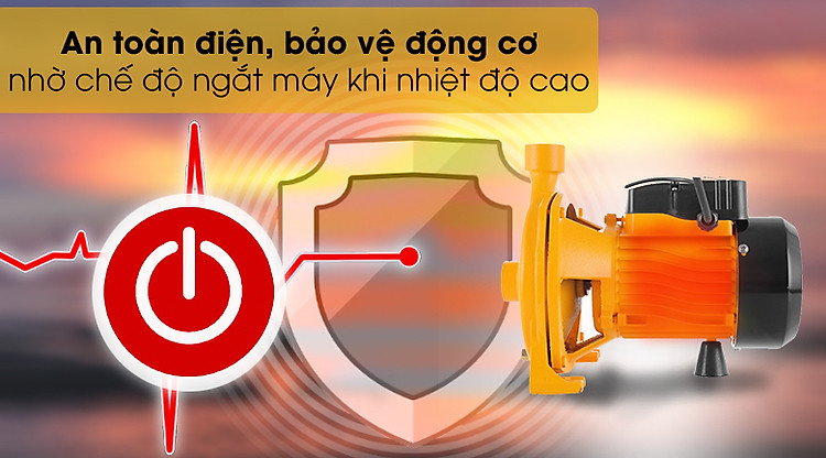 Máy bơm ly tâm Tolsen 79975 750W - Tự ngắt khi nhiệt độ quá cao