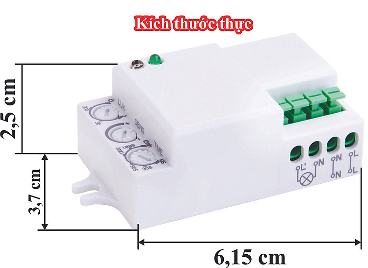 CÔNG TẮC CẢM ỨNG RADA VI SÓNG KAWASAN - RS02D ( HÀNG CHÍNH HÃNG )