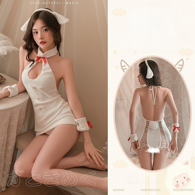 Bộ Đồ Cosplay Cừu Bông Gợi Cảm