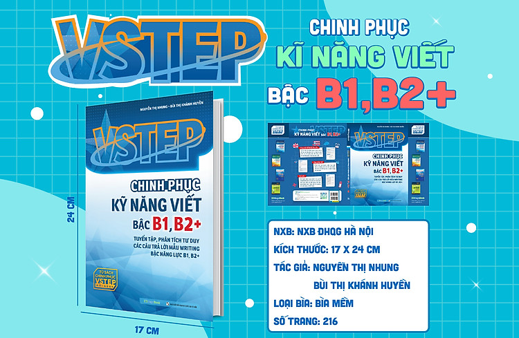 Combo Chinh Phục Kỹ Năng Nói - Viết và Luyện Đề Thi Bậc B1-C1 VSTEP (3 Cuốn)