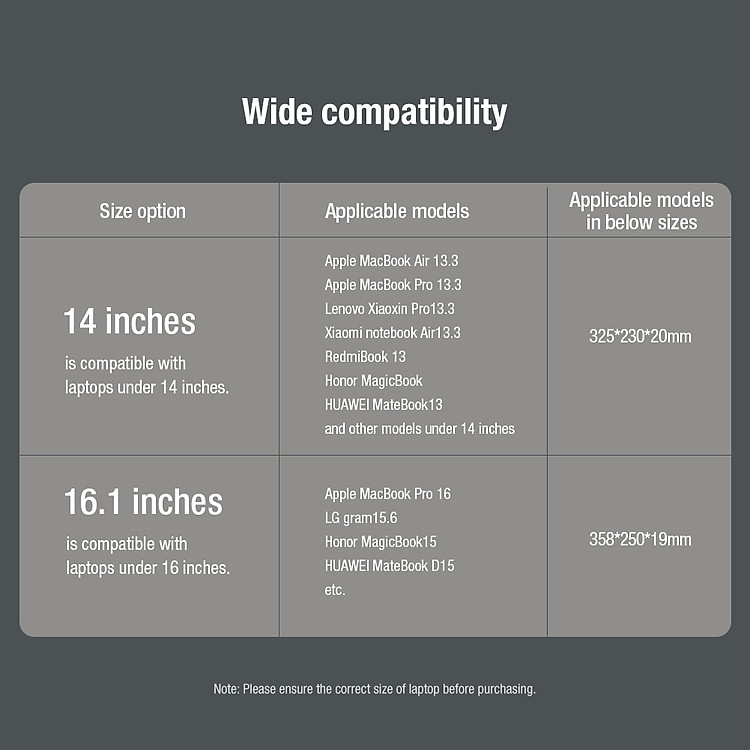 Bao da, Túi đựng Nillkin Versatile Laptop Sleeve Water Ripple 14inch 16inch dành cho Macbook Air / Macbook Pro 13 / Surface Laptop / Laptop 13.3inch / Macbook Pro 16 / Laptop 16inch / Laptop Asus / Dell XPS  - Hàng Nhập Khẩu