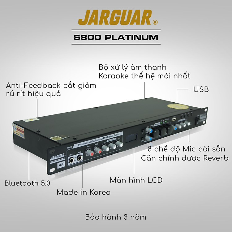 Vang cơ lai DSP S800 Platinum