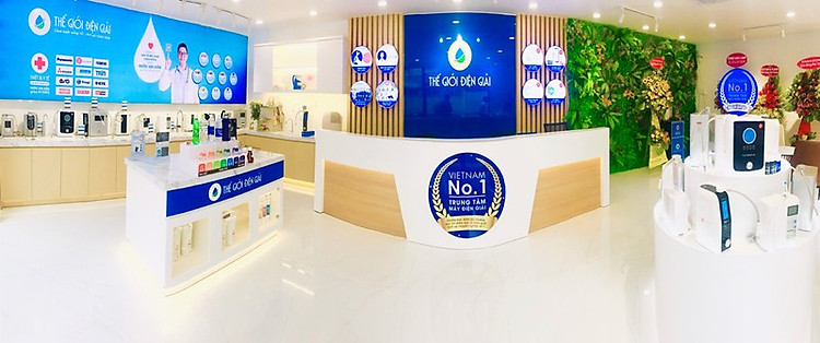 Showroom Thế Giới Điện Giải sang trọng, hiện đại