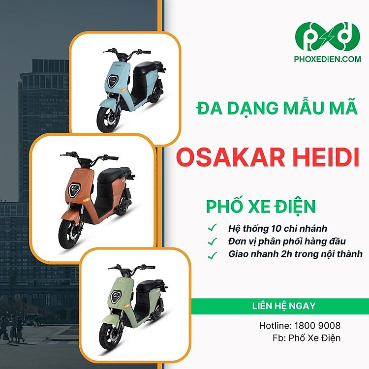 xe máy điện Osakar Heidi