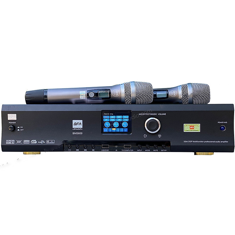 Amplifier Karaoke 3 in1 Digital Cao Cấp BFAudioPro BMS600