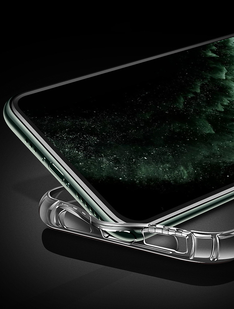 Ốp Hybrid TPU + Kính Cường Lực Leeu Design dành cho iPhone 11 / 11 Pro / 11 Pro Max _ Hàng Nhập Khẩu
