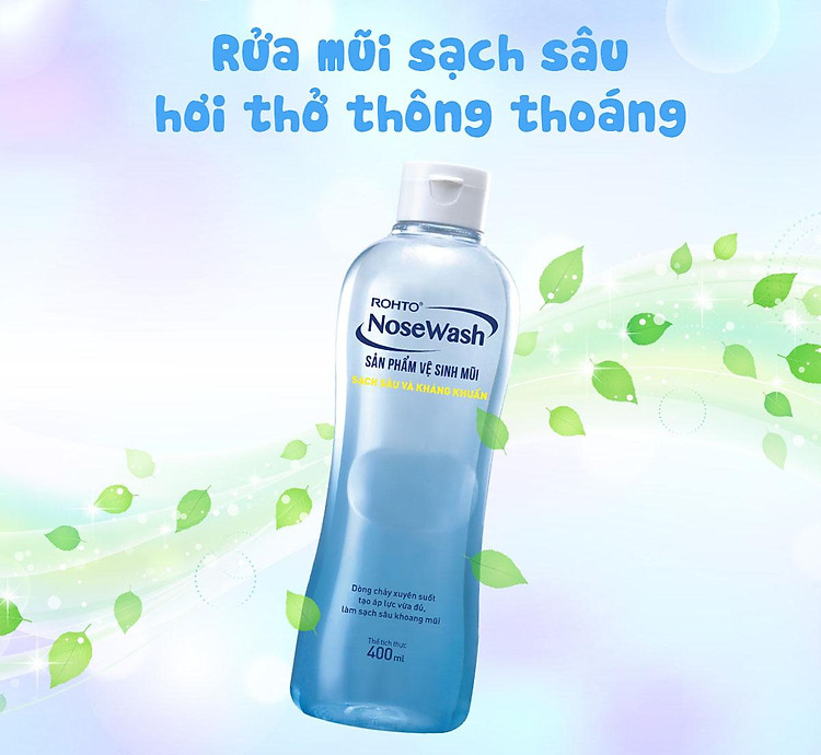 Dung Dịch Rửa Mũi Rohto Nosewash