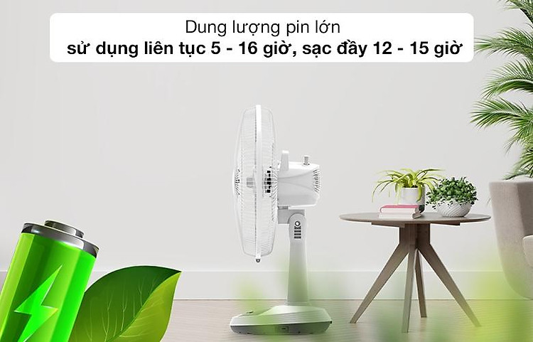 Pin sạc - Quạt sạc điện Sunhouse SHD7223