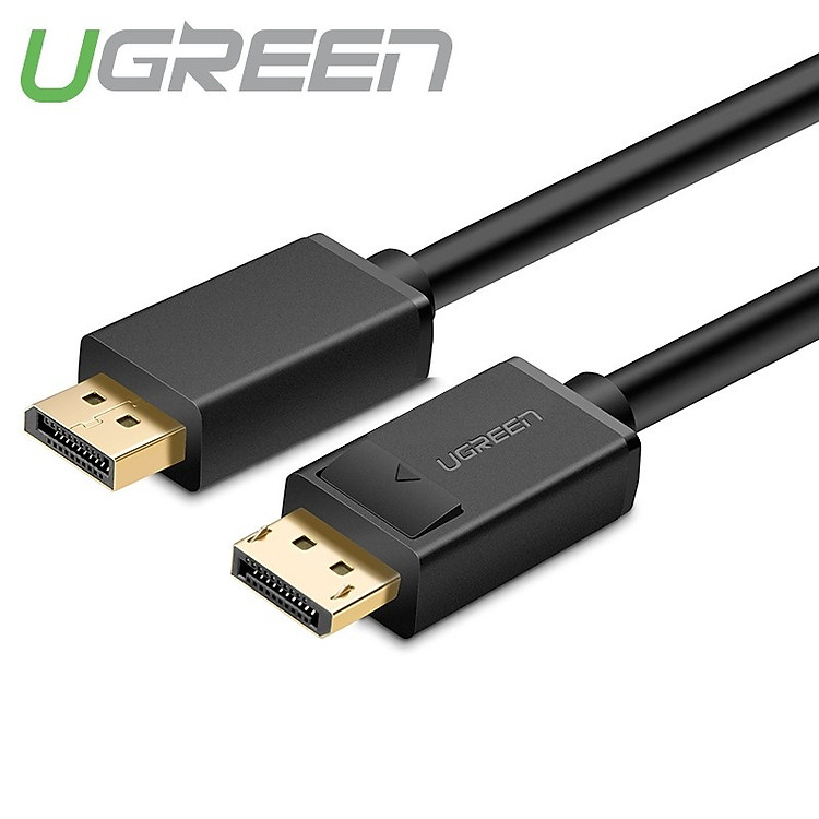 Dây cáp DisplayPort 2 đầu đực tốc độ 21.6Gbps dài 1.5M UGREEN DP102 10245 - Hàng Chính Hãng
