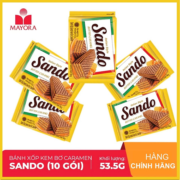 Bánh xốp Sando Caramel 53.5g 1