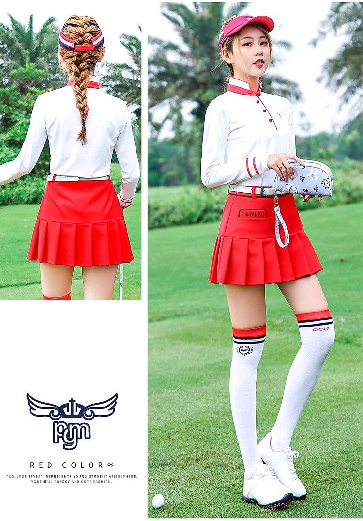 Quần short golf PGm Quần nữ bằng chứng Váy bằng vải cotton Mềm mại thoáng khí và thấm mồ hôi Váy Qz041