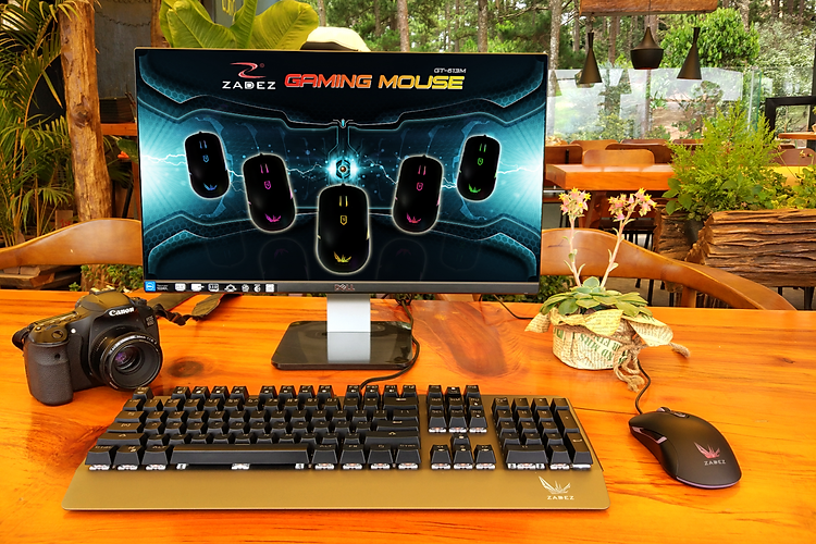 Zadez Gaming Mouse GT-613M  & Keyboard 03K