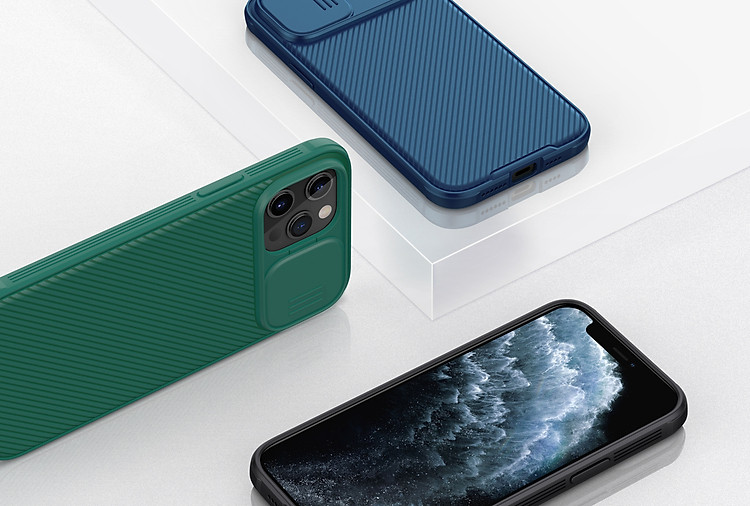 Ốp Nillkin bảo vệ Camera cho iPhone 12 Mini / 12 / 12 Pro / 12 Pro Max Nillkin Camshield nắp đậy bảo vệ Camera - Hàng nhập khẩu