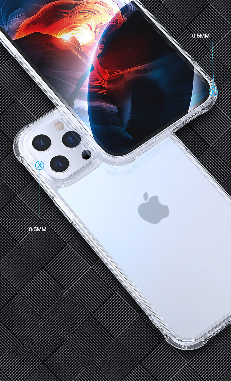 Ốp Lưng dành cho iPhone 12 Mini / 12 & 12 Pro / 12 Pro Max Leeu Design TPU Mặt Kính Cường Lực Nhám - Hàng Nhập Khẩu