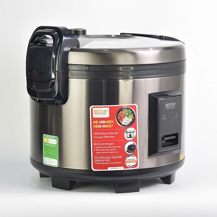 Nồi cơm điện công nghiệp 1850W Bennix Thái Lan BN-060RC dung tích 6L