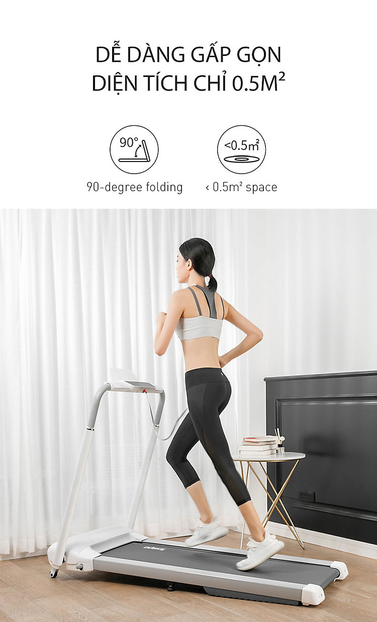 máy chạy bộ tempo ts1 gấp gọn tiến kiệm diện tích