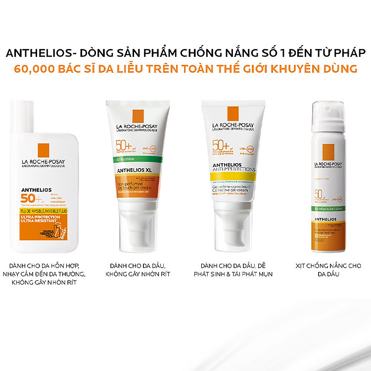 Các dòng kem chống nắng là roche-posay Các dòng kem chống nắng la roche posay