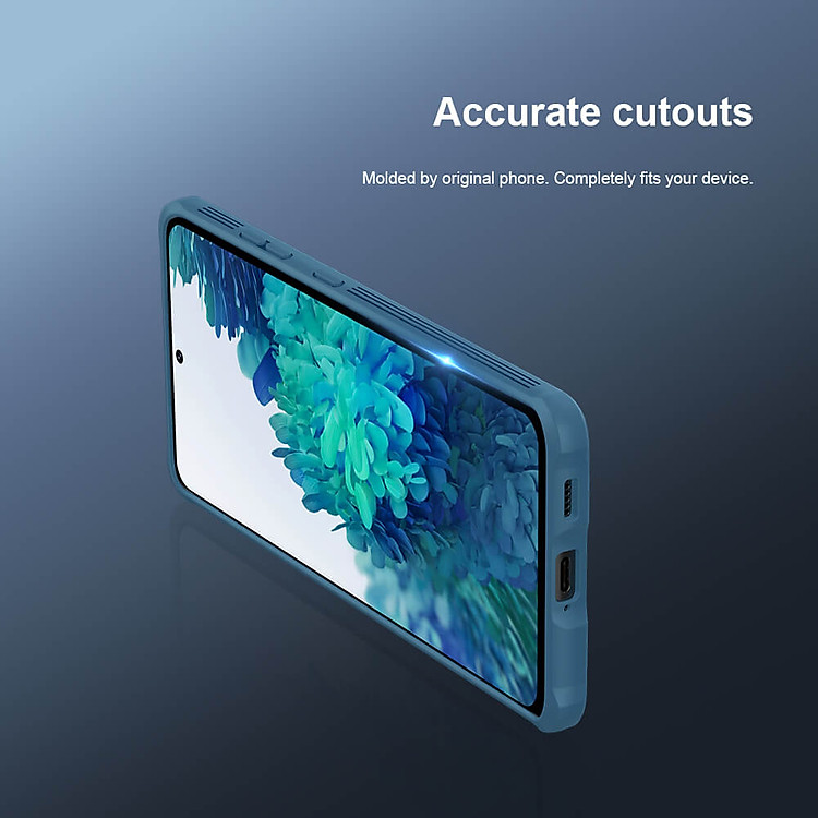 Ốp lưng cho Samsung Galaxy S21 Plus bảo vệ camera chống sốc hiệu Nillkin Camshield chống sốc cực tốt, chất liệu cao cấp, có khung & nắp đậy bảo vệ Camera - hàng chính hãng