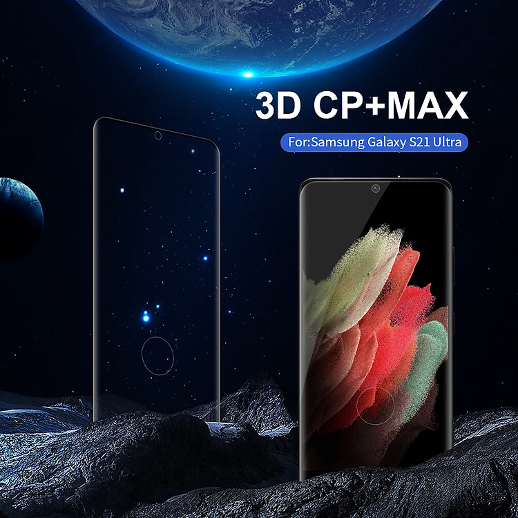 Nillkin Amazing 3D CP+ Max tempered glass screen protector for Samsung Galaxy S21 Ultra (S21 Ultra 5G)