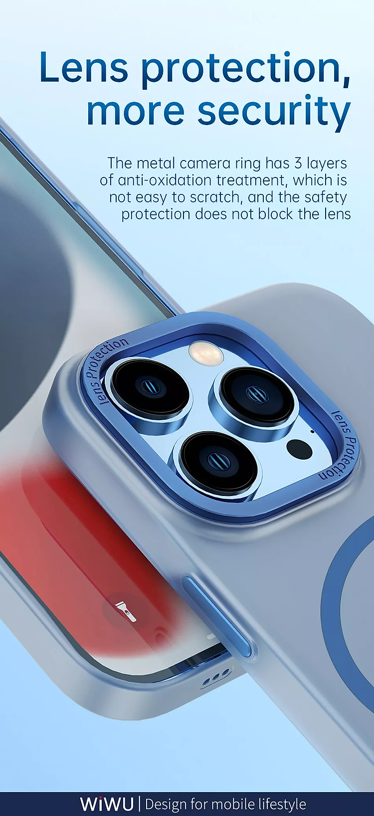 Ốp lưng chống sốc cho iPhone 14 Pro (6.1 inch) hỗ trợ sạc Magsafe hiệu WIWU PC Ultra-thin Frosted Magnetic Case