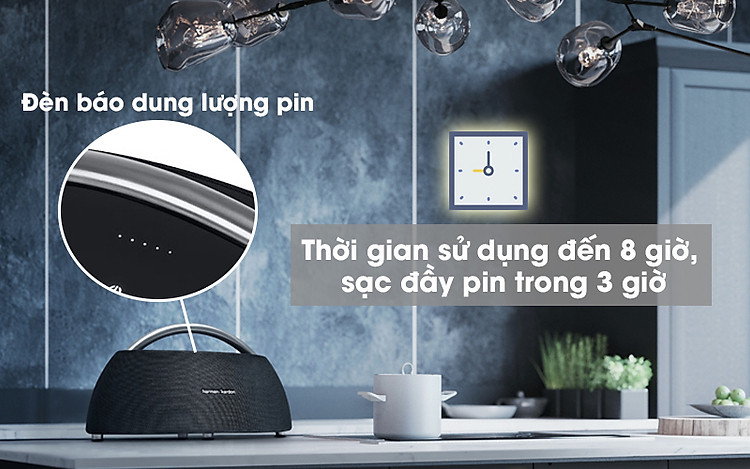 Dung lượng pin đến 8 giờ liên tục