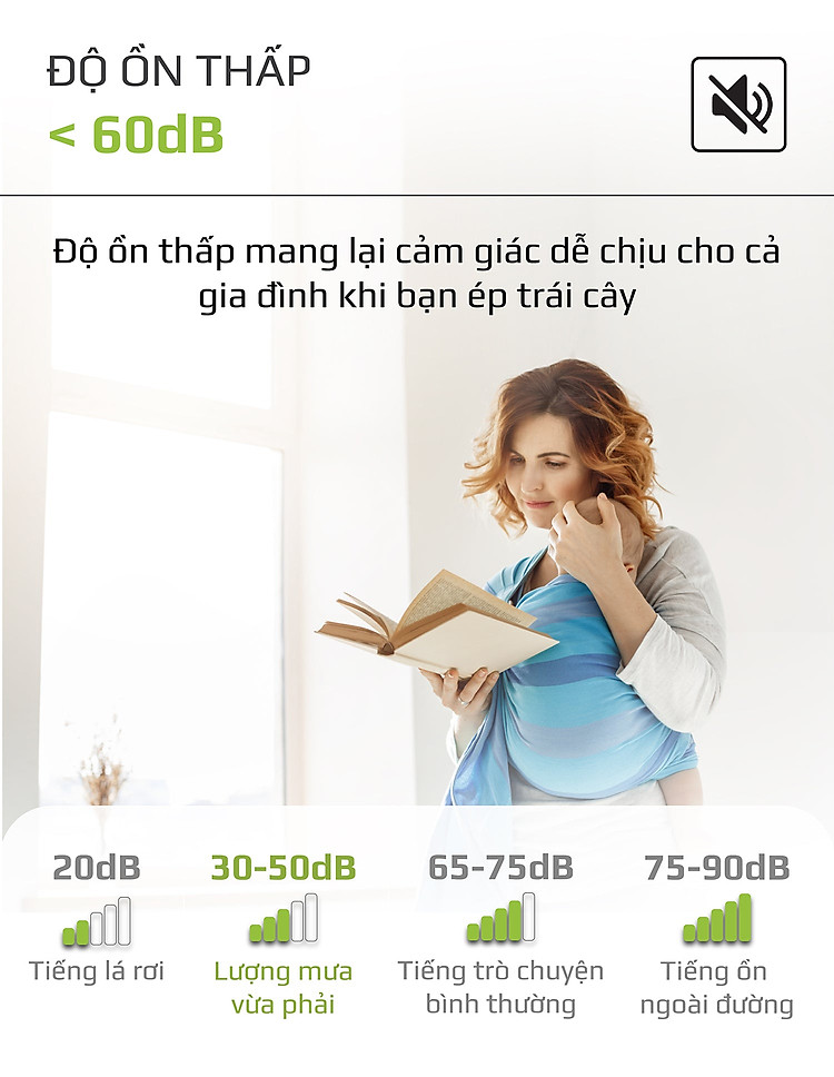 máy ép chậm olivo sj22 thương hiệu mỹ công suất 150w, ép rau không lo kẹt máy, ép kiệt bã, dễ vệ sinh - hàng chính hãng 9