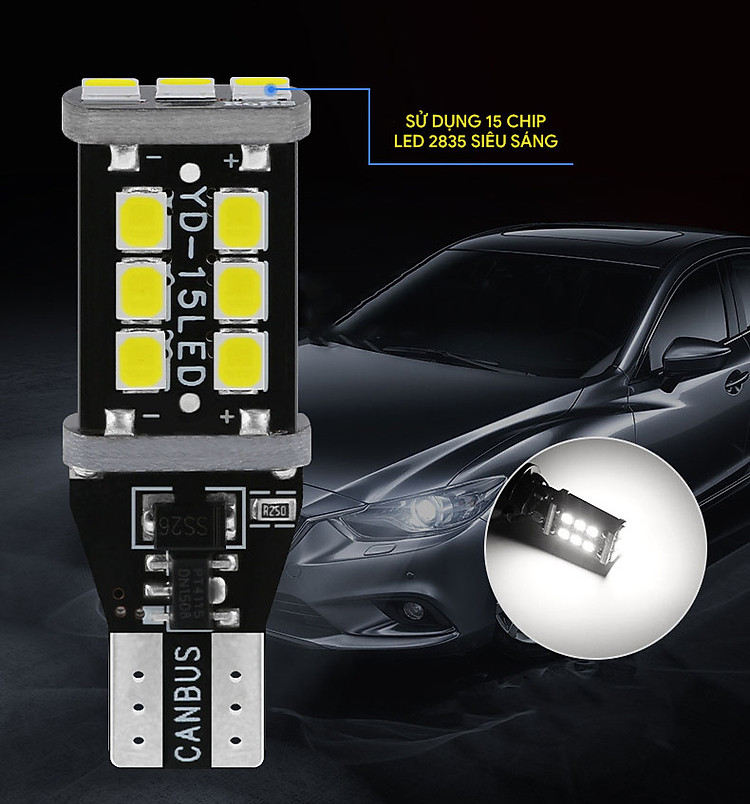 Bóng đèn LED lùi xe hơi T152835-15