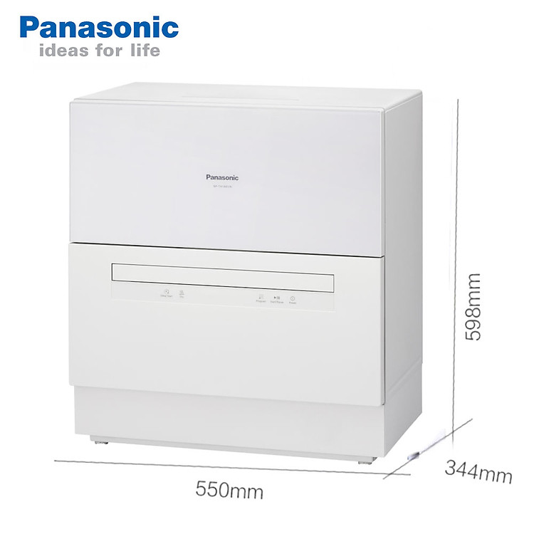 Máy rửa bát để bàn Panasonic NP-TH1WEVN có chức năng sấy khô, bảo hành 12 tháng chính hãng