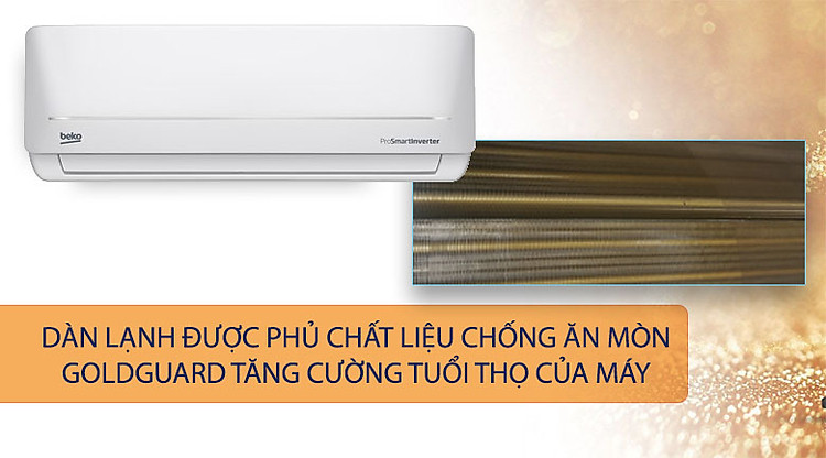 Chống ăn mòn dàn lạnh - Máy lạnh Beko Inverter 1.5 HP RSVC12VS