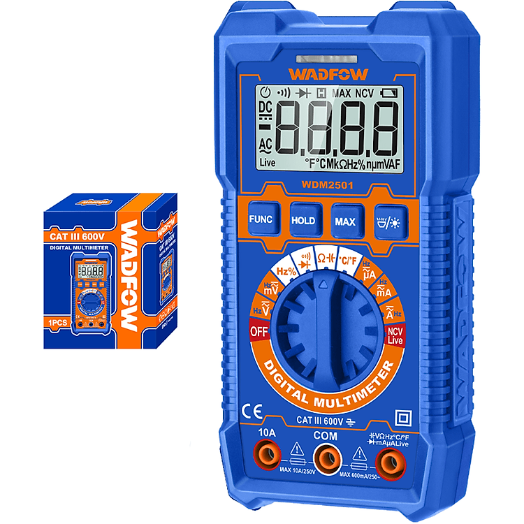 ĐỒNG HỒ VẠN NĂNG 600V-4000 SỐ ĐẾM WADFOW WDM2501 - HÀNG CHÍNH HÃNG