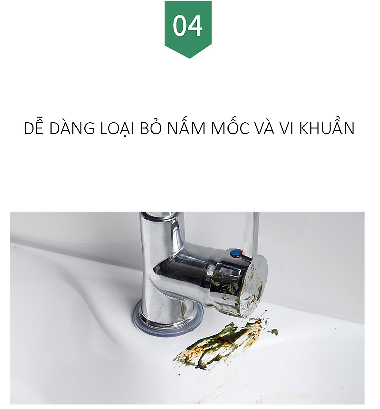 Dung Dịch Gel Tẩy Mốc Gioăng Cao Su, Kẽ Tường 120g Cao Cấp AZONE 6