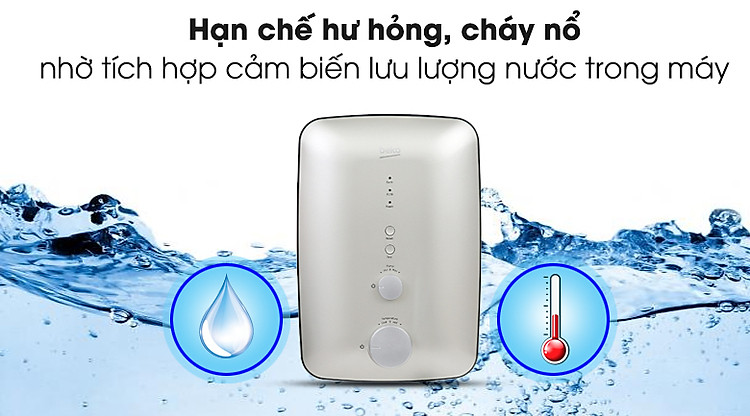 Máy nước nóng Beko BWI45S1D-242 4500W - Cảm biến lưu lượng nước