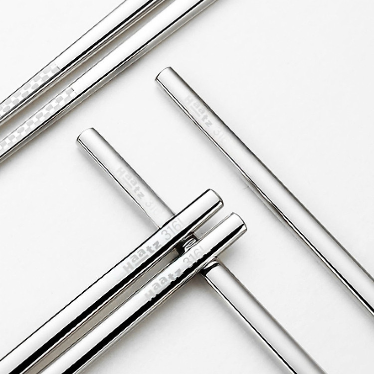 Bộ 10 đôi đũa inox 316L Haatz Hàn Quốc CIM316