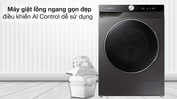 Máy giặt sấy Samsung Inverter 12 kg WD12TP34DSX/SV - Tổng quan thiết kế
